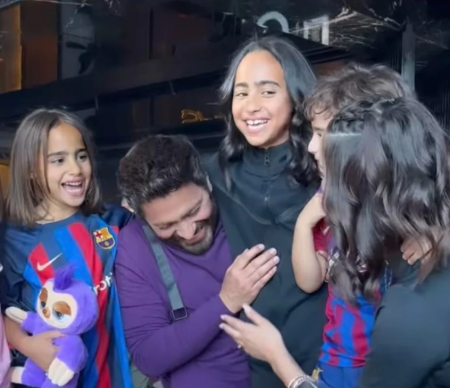 الاحتفال بعيد ميلاد ابنة تامر حسني وبسمة بوسيل